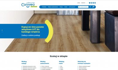 The new version of the CONIVEO online shop